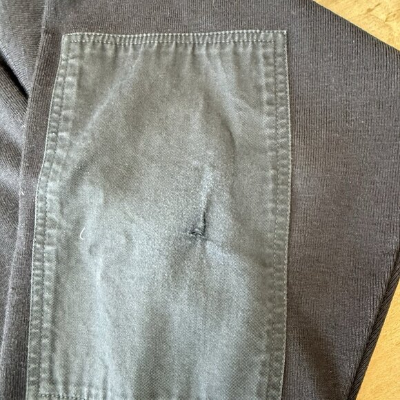 Paul & Shark Cardigan Mens Large Wool Blend Knit Sweater Elbow Patches Italy - Picture 4 of 6